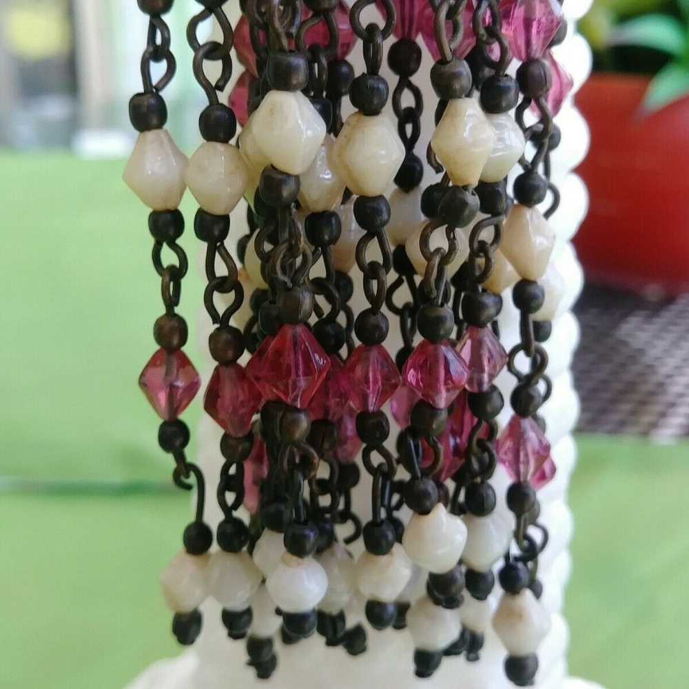 Bohemian Multi-Layer Statement Beaded Bracelet - image 2